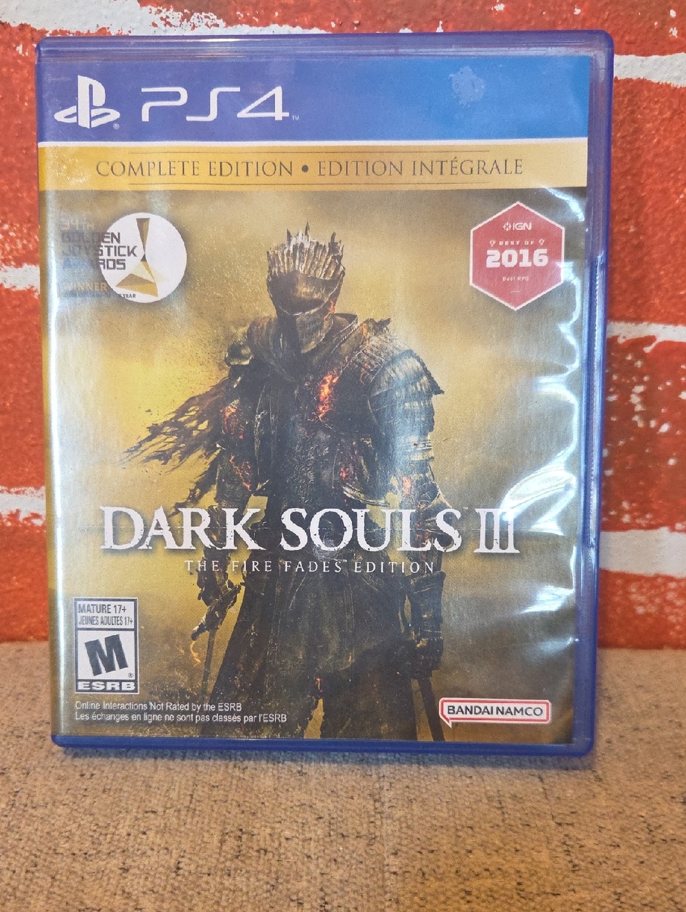 Dark Souls III: The Fire Fades Edition (PS4) - Black/Gold